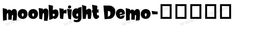 moonbright Demo字体转换